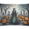 Edge Collections - 12" x 16" - Multicolor - Evil Queen Halloween Decorative Pillow - 1 Piece